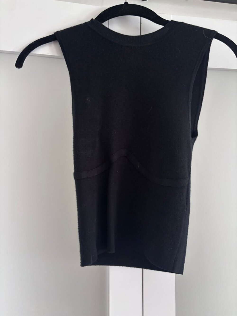 Abercrombie & Fitch Sleeveless Knit Sweater Vest Black XS